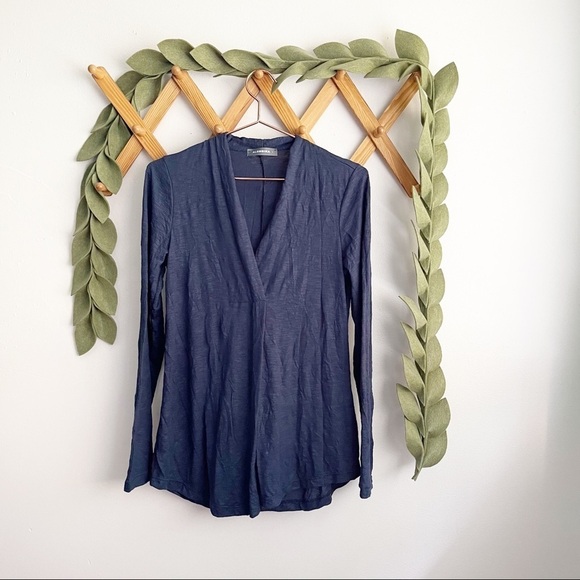Alembika Navy V Neck Tunic